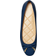 Michael Kors Nori Leather Ballet Flat - Blue