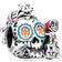 Pandora Disney Pixar Coco Miguel & Dante Skull Glow In The Dark Charm - Silver/Multicolour