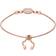 Fossil Disc Bracelet - Rose Gold/Transparent