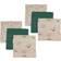 Pippi Muslinfilt Deep Lichen 6-pack