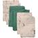Pippi Muslinfilt Deep Lichen 6-pack