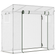 OutSunny Tomato Greenhouse Rostfritt stål Plast