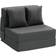 VEVOR 3-in-1 Folding Dark Grey Sofa 73cm 1 pers.