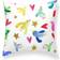 Decolores Bird Pillow Case Multicolour (65x65cm)