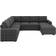 Latitude Run Hildur Gray Sofa 111.4" 5 Seater