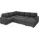 Latitude Run Hildur Gray Sofa 111.4" 5 Seater