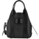 Hogan Script Small Leather Tote Bag - Black