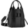 Hogan Script Small Leather Tote Bag - Black