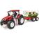 Bruder Roadmax Tractor with Forwarding Trailer & 3 Tree Trunks 03453