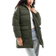 Tommy Jeans oversized long puffer jacket in khaki green