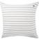 Lexington Stripes Poplin Pillow Case White (65x65cm)