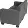 Mendler Modular Dark Grey Sofa 136cm 2 Seater