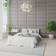 Aspire EasyMount Plush Upholstered Wall Panels Silver Headboard 75cm