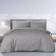 Sleepdown Double Duvet Cover Grey (200x200cm)