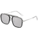 Hpirme Polarized Vintage Retro Sunglasses Grey