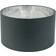 ValueLights Reni Large Charcoal Fabric with Metallic Chrome Silver Shade