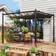 OutSunny Pergola with Retractable Roof 3 x 3 m