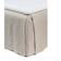 Himla Miramar Bed Skirt Beige 160x220x52 cm Sengekappe Grå, Beige (220x160cm)