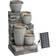 Teamson Home 4-Tier Cascading Bowl Solar Powered Water Fountain