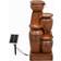 Teamson Home 4-Tier Cascading Bowl Solar Powered Water Fountain 28.7"
