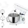 Homcom Electric Stand Mixer 5L White