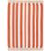 Lexington Block Striped Handduk 70 x 130 cm Badlakan Orange, Vit (150x70cm)