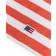 Lexington Block Striped Handduk 70 x 130 cm Badlakan Orange, Vit (150x70cm)