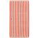 Lexington Block Striped Handduk 70 x 130 cm Badlakan Orange, Vit (150x70cm)