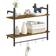 Homcom Unit with 4 Hooks Wall Shelf