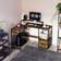 Homcom L Shaped Computer Table Rustic Brown Writing Desk