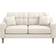 Solace+Co Jude 2 Seater Midcentury Fabric Sofa