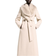 Mango Butter Wool Coat With Detachable Collar - Light/Pastel Grey