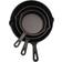 Buckingham Pre-Seasoned Cast Iron Set of 3 16 to 20 and 25 cm