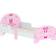 Aiyaplay Ballet Theme Toddler Bed Frame with Safety Rails