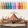 Konges Sløjd Multi Gel Crayons & Drawing Pad Fsc