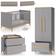 VitaliSpa Set Per Cameretta Grigio Set 4