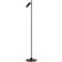 Herstal Pipeline Matte Black Floor Lamp 133cm
