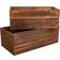 Alexandra House Living Fir Wood Brown Storage Box 2pcs