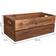Alexandra House Living Fir Wood Brown Storage Box 2pcs
