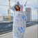 Arabia Comet Duvet Cover Blue, White (210x150cm)