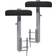 vidaXL Boat Trailer Solid Bar Bow Support 63-88cm Set of 2