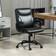 Homcom Faux Leather Desk Black Office Chair