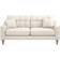 Solace+Co Jude 3 Seater Midcentury Fabric Sofa