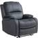Homcom Recliner with Cup Holder Black Armchair 102cm