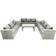 Fimous Rattan Garden Furniture 9 Seater Outdoor Lounge Set
