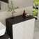 VICCO Mobiletto Bagno Edge Nero 60 x 79.5 cm 2 Ante E 3 Scomparti