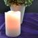 BURI Pillar White LED Candle 20cm 3pcs
