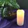 BURI Pillar White LED Candle 20cm 3pcs