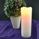 BURI Pillar White LED Candle 20cm 3pcs