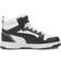 Puma Kid's Rebound V6 Mid - White/Black/Shadow Gray